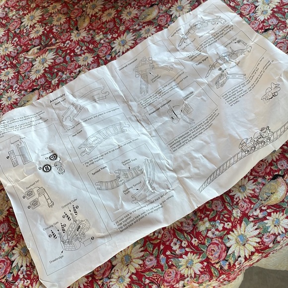 VTG 1992 Fisher Price Flip Track Rail & Road - Picture 15 of 16